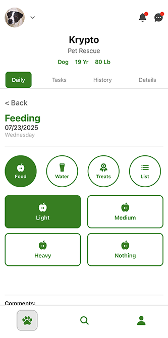 Foster Messages screenshot