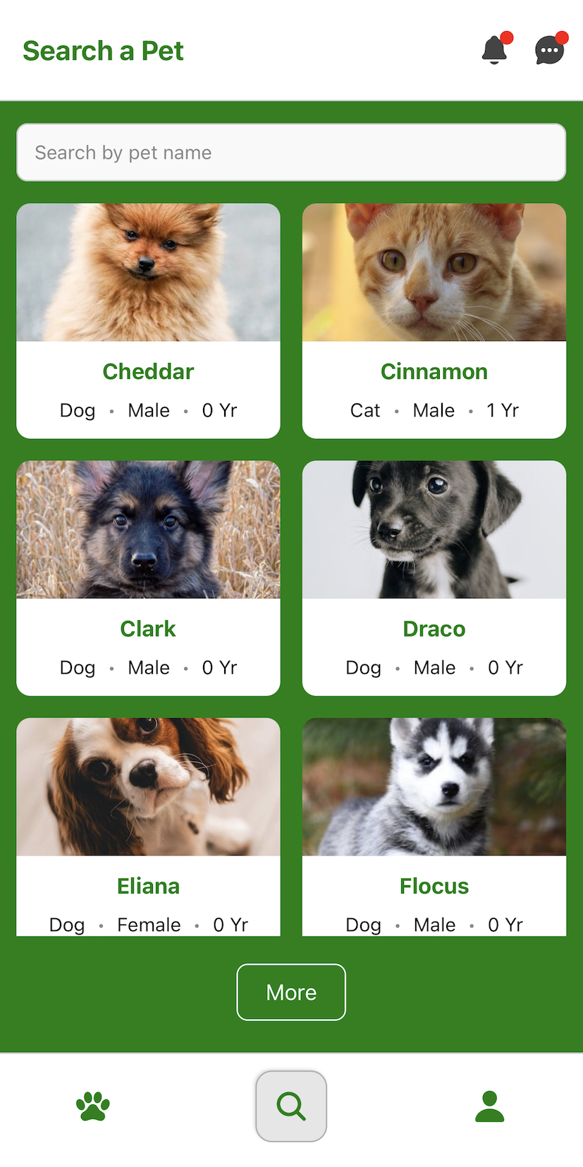 Foster Tasks screenshot