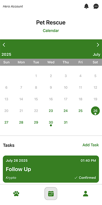 Shelter Tasks screenshot